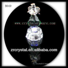 K9 Crystal Angel with LED Light Base